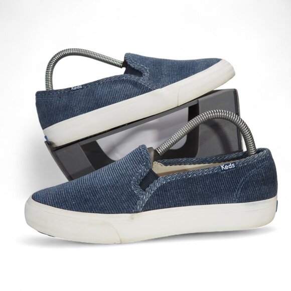 Keds Dreamform Casual Slip-on Sneakers Women's 8 Blue Corduroy WF62215 - Picture 1 of 10